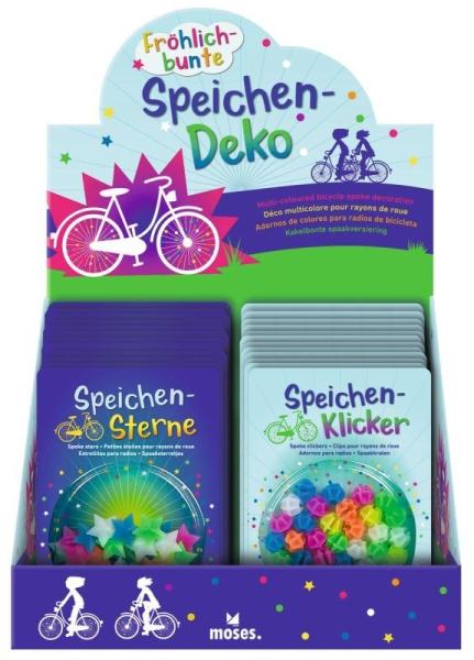 Fröhlich-bunte Speichendeko